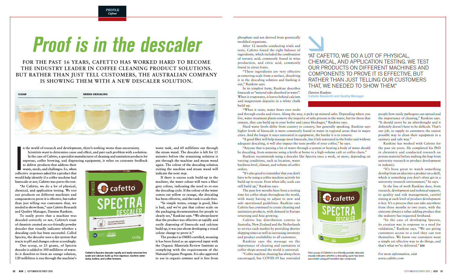 GCR Spectra Descaler