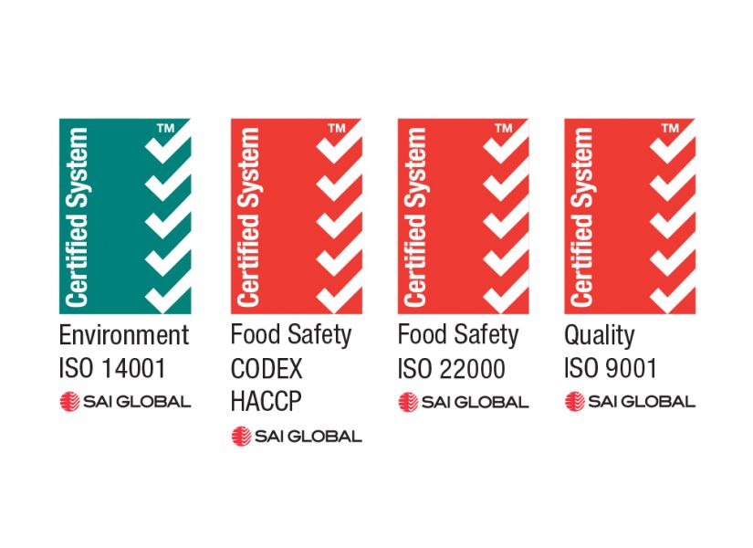 Cafetto Certifications