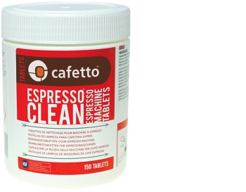 Packaging of Espresso Clean® tablets